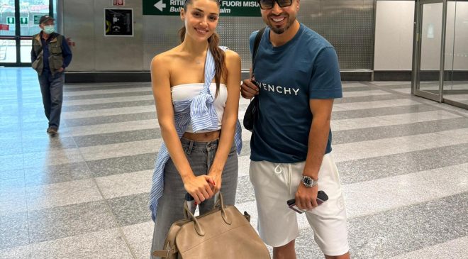 Metin Akay ve Hande Erçel Aynı Karede!
