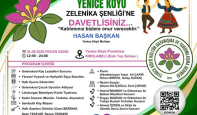 Yenice Köyü Zelenika Şenliği Düzenleniyor
