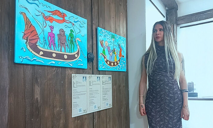 Eylül Duru, “Meleklerin Gemisi” adlı eseriyle Gazze için barış mesajı verdi