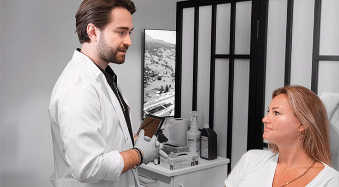 Pınar Altuğ Atacan’ın kaşlarına doğal dokunuş