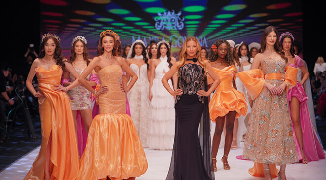 Özge Ulusoy ve Ceren Arslan’lı muhteşem defilede görsel şölen